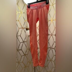 Gymshark Flex Coral Pink Legging Size Small EUC